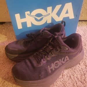 HOKA Bondi 8 Women's Black Running Shoes